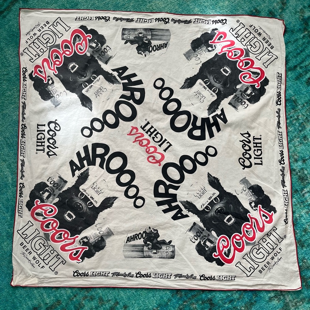 The Laundry Room x Coors Light "Ahroooo" bandana